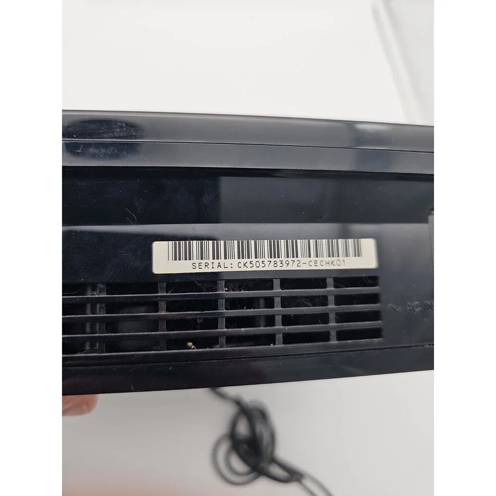 Sony PlayStation 3 80GB Piano Black (CECHK01) W/ OEM Controller! Tested Working!